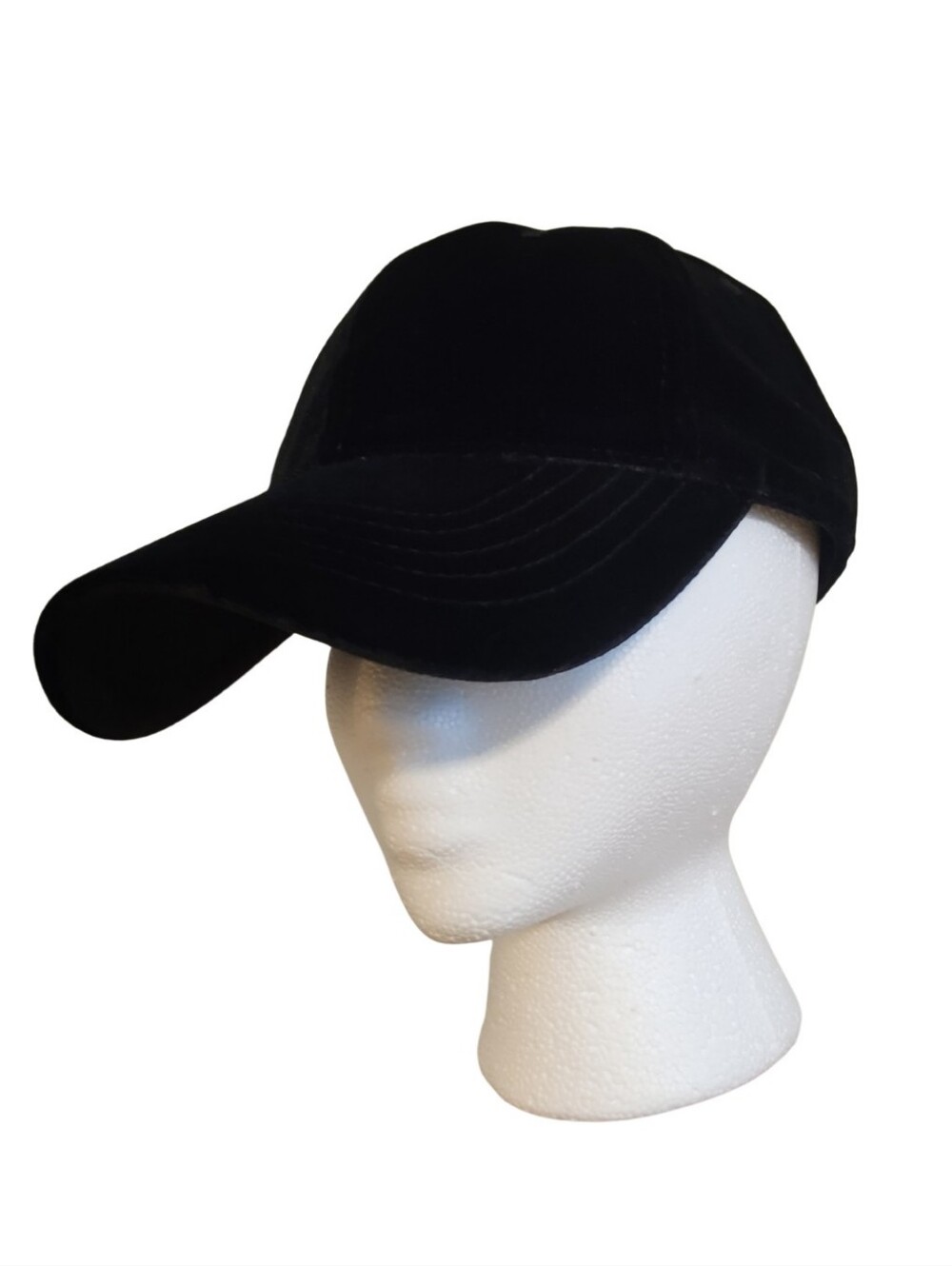 Black Velvet Adjustable Baseball Cap